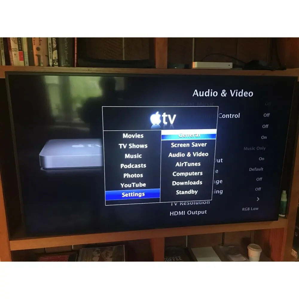 Apple TV (1st Generation) 160GB Media Streamer - A1218 No Remote No Plug WORKS